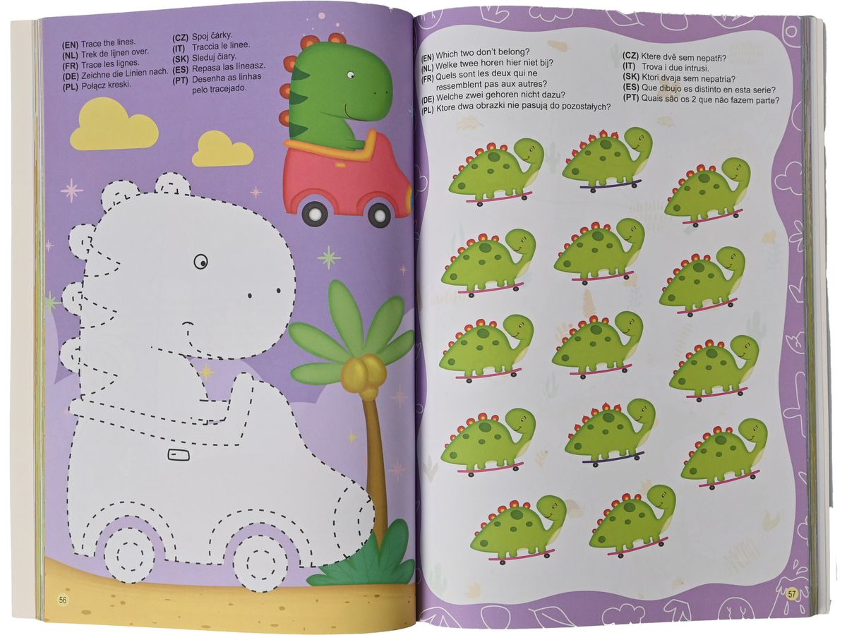 ROOST Livre activités et coloriage B1070 2 feuilles autocollants (8711851107030)