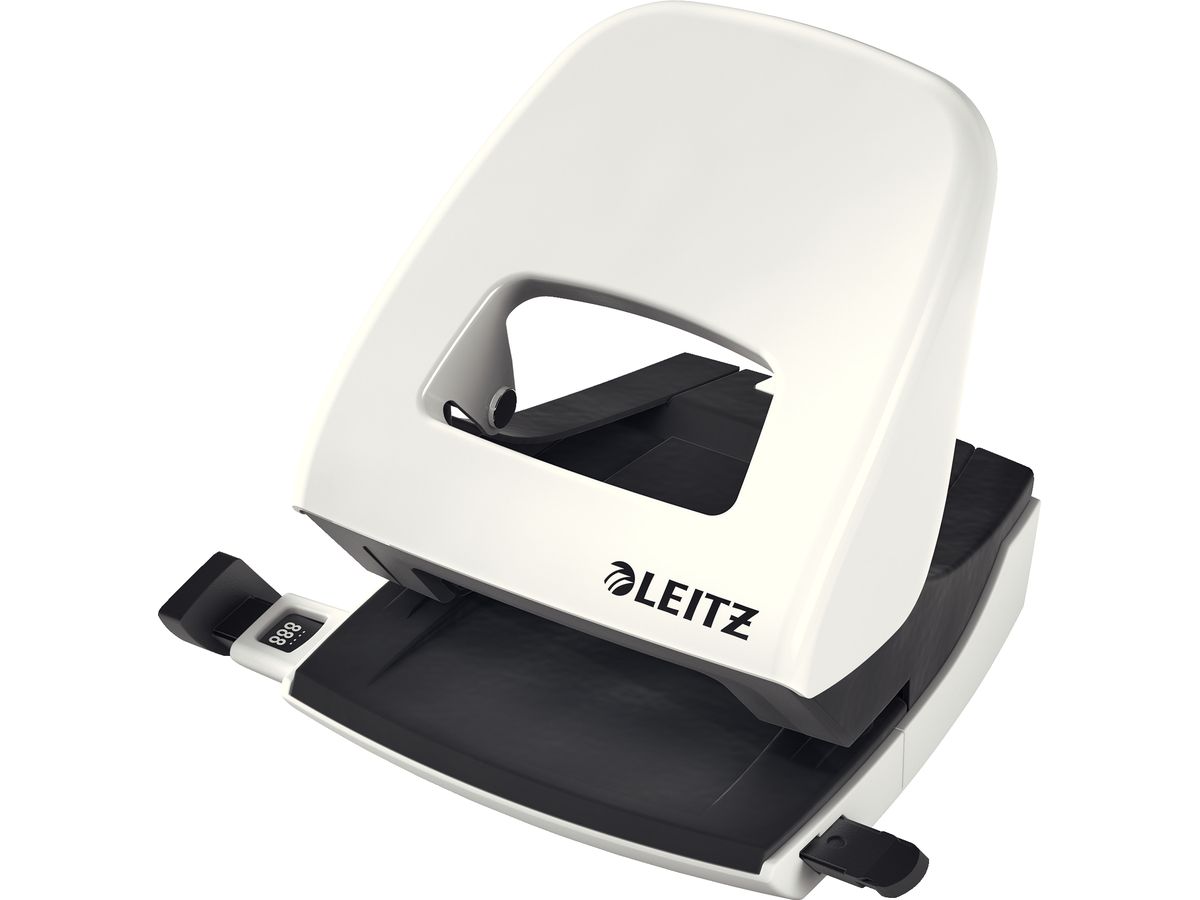 LEITZ Bürolocher NeXXt WOW 5008 50081001 perlweiss 30 Blatt (4002432395941)