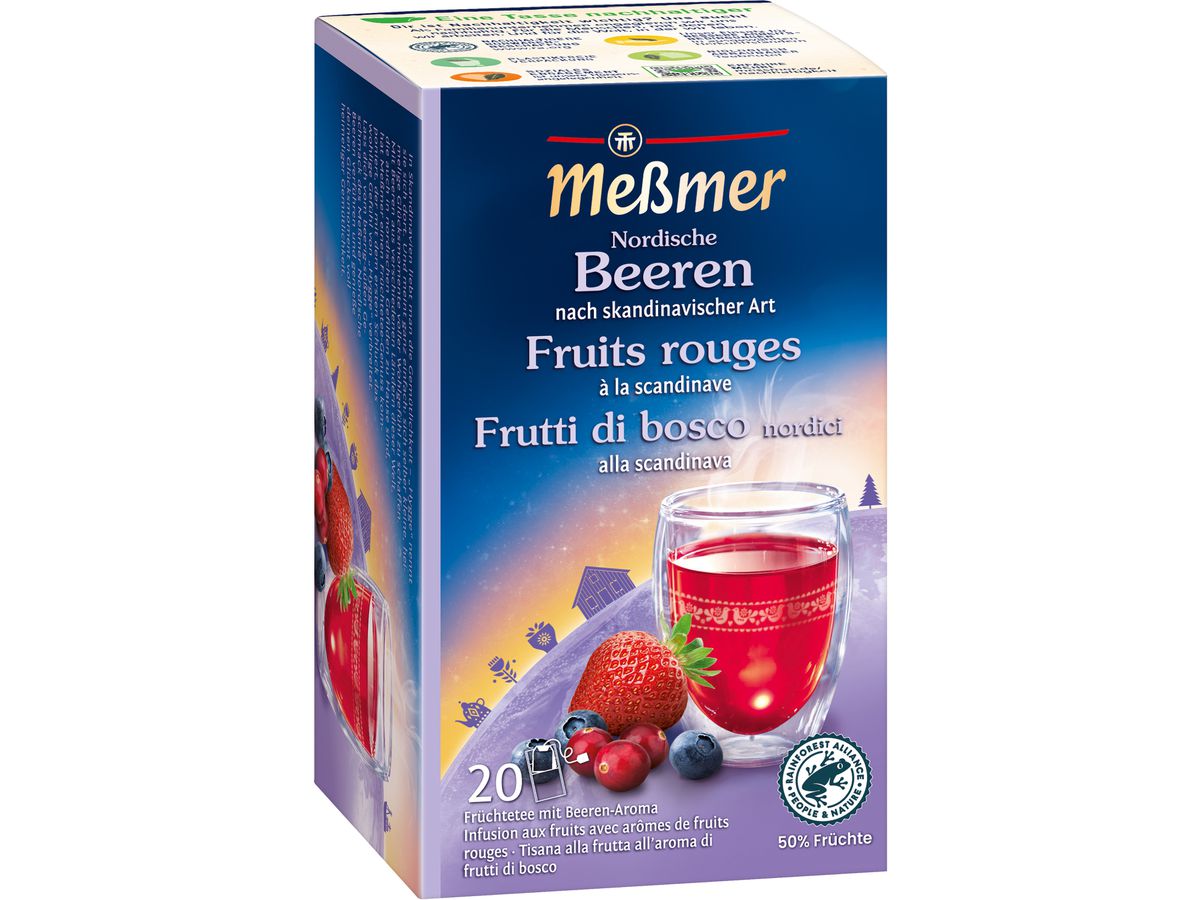 MESSMER Nordische Beeren 10812500 Beutel 2.5g, 20 Stk. (4002221049789)