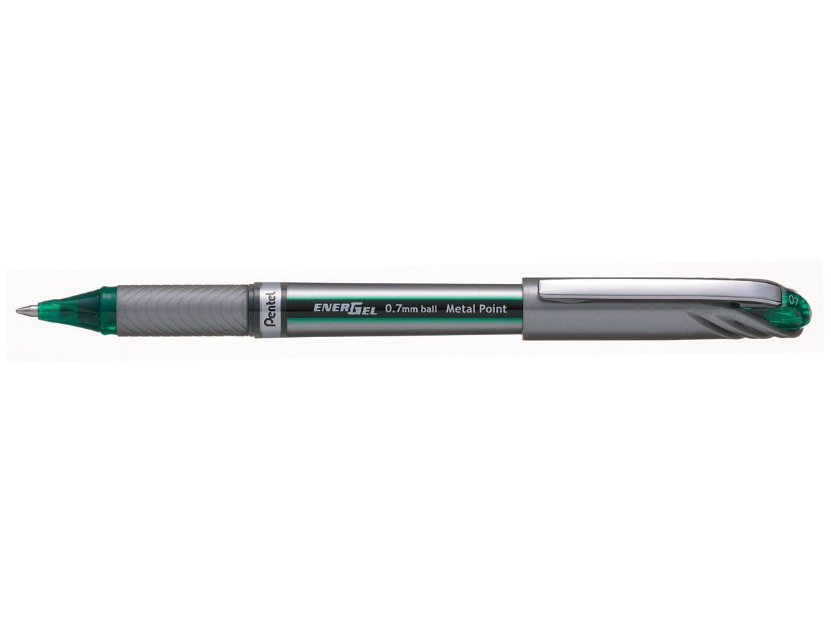 PENTEL EnerGel Metal Point 0.7mm BL27-DX vert (0072512235492)