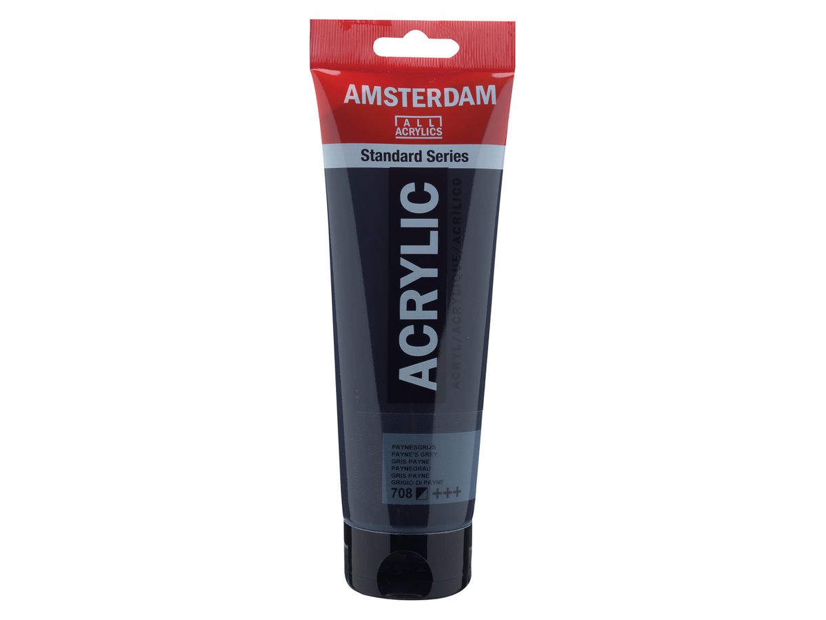 AMSTERDAM Acrylfarbe 250ml 17127080 paynegrau 708 (8712079395551)