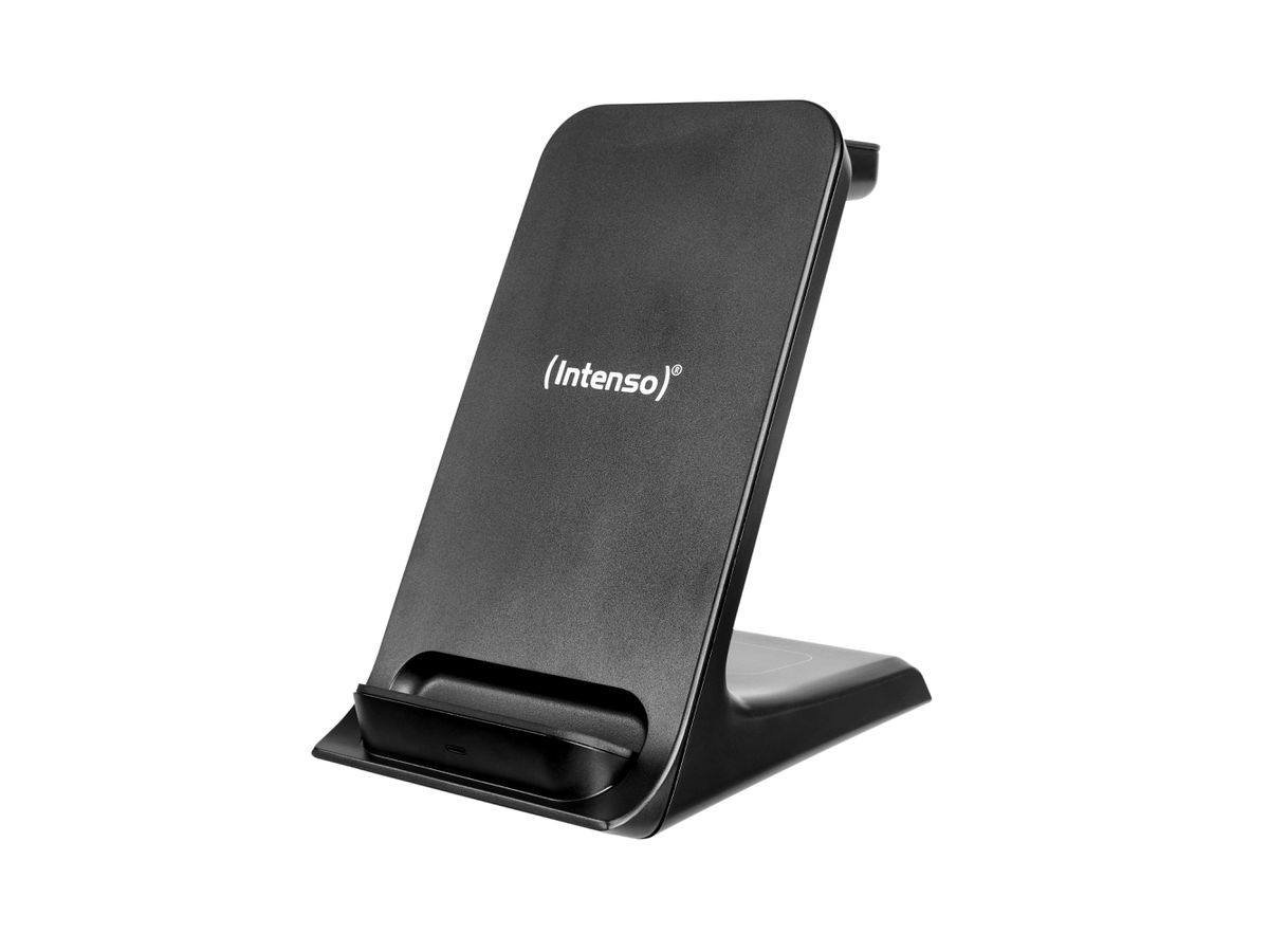 INTENSO Wireless Charging Stand BS13 7410621 Qi-certified, 3 in 1 black (4034303032617)