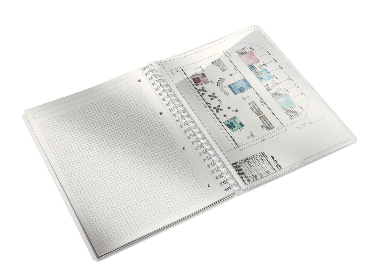 LEITZ Libro spirale WOW PP A4 46380062 viola 80 fogli (4002432107711)