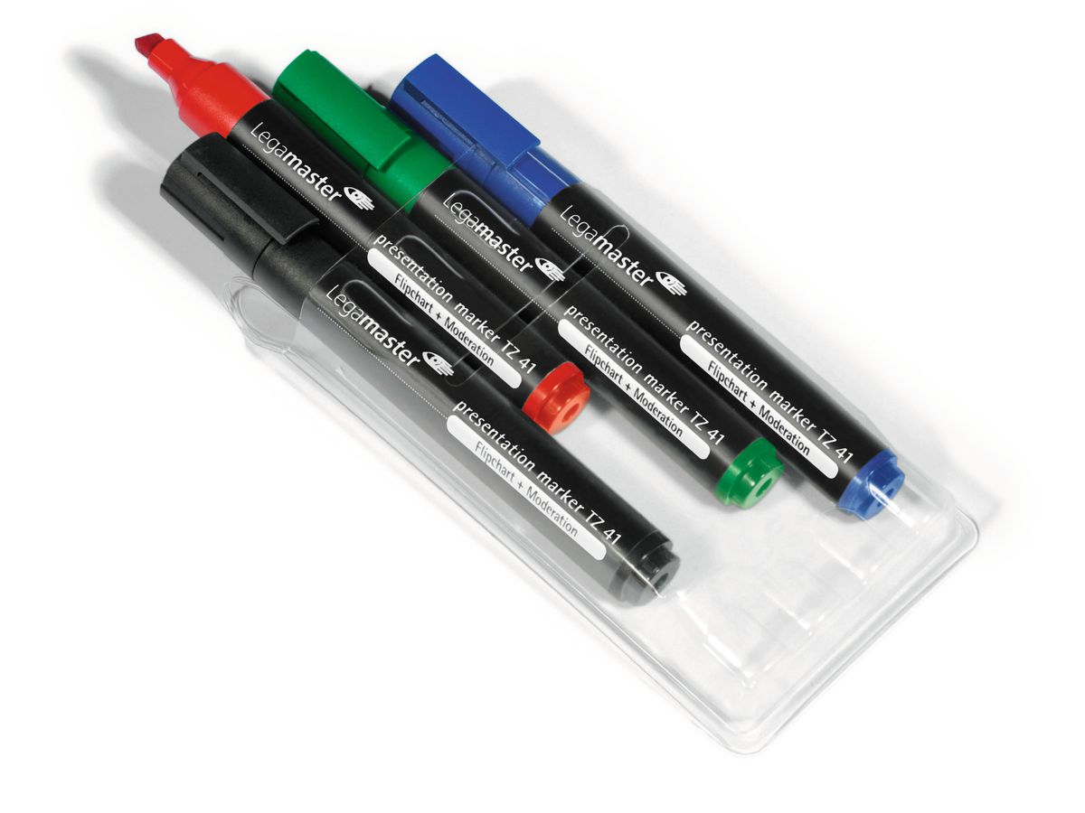 LEGAMASTER Marker TZ41 2-5mm 7-155094 4er étui (8713797026178)