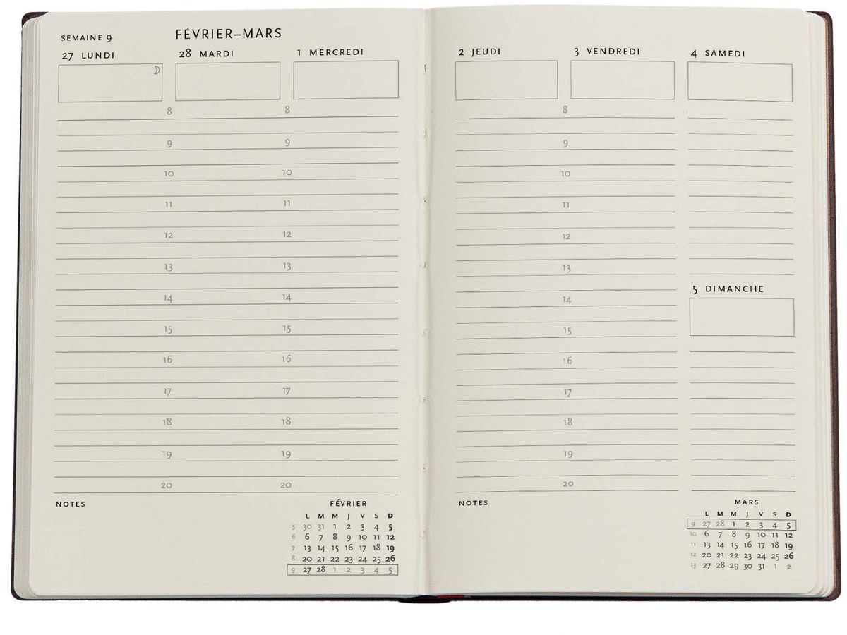 PAPERBLANKS Agenda Rubedo 2026 DF0898-0 1W/2S VER Mini HC FR 9.5x14cm (9780349708980)