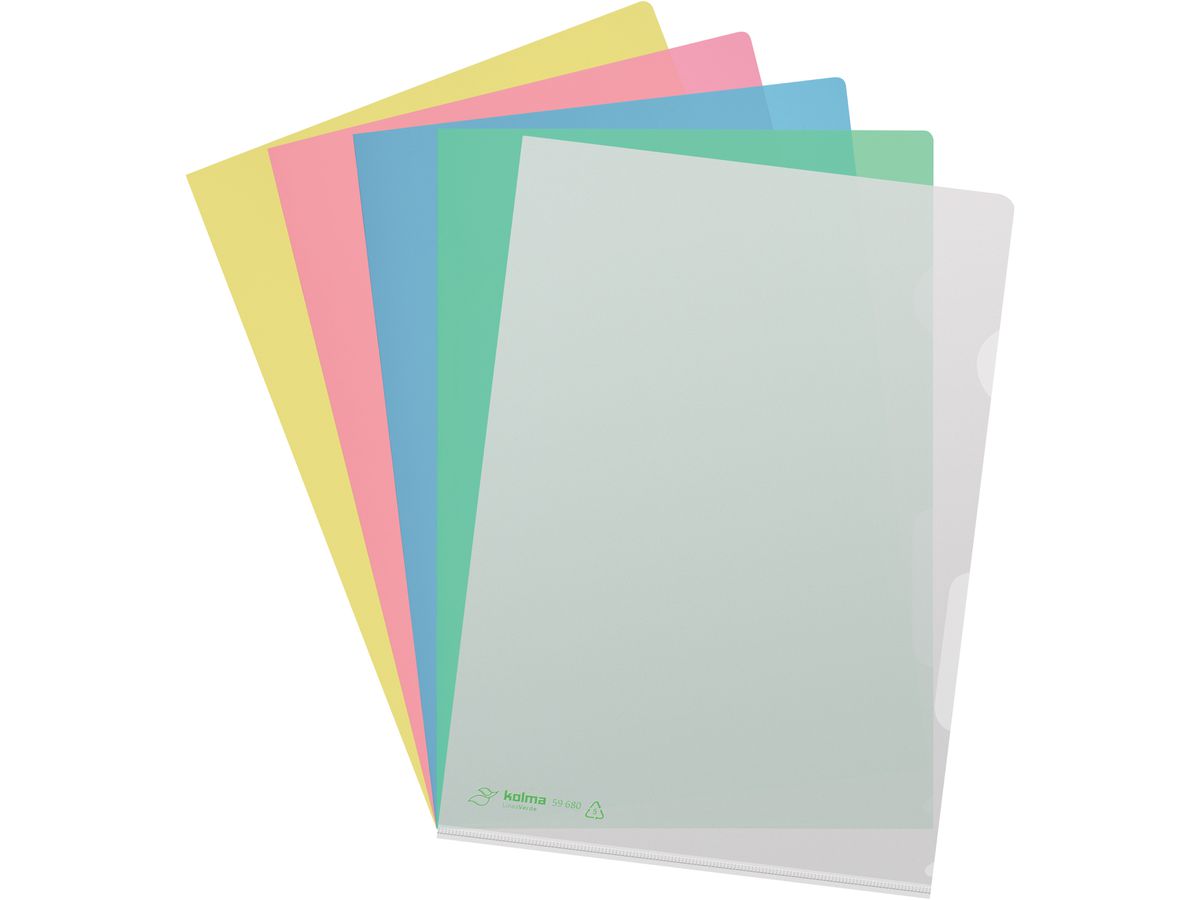 KOLMA Visa Dossier LineaVerde A4 59.680.11 jaune, CopyResistant 10 pcs. (7611967591222)