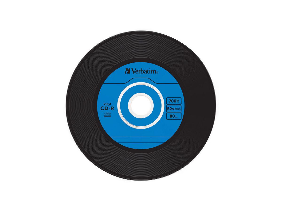 VERBATIM CD-R Slim 80MIN/700MB 43426 52x Vinyl 10 Pcs (0023942434269)
