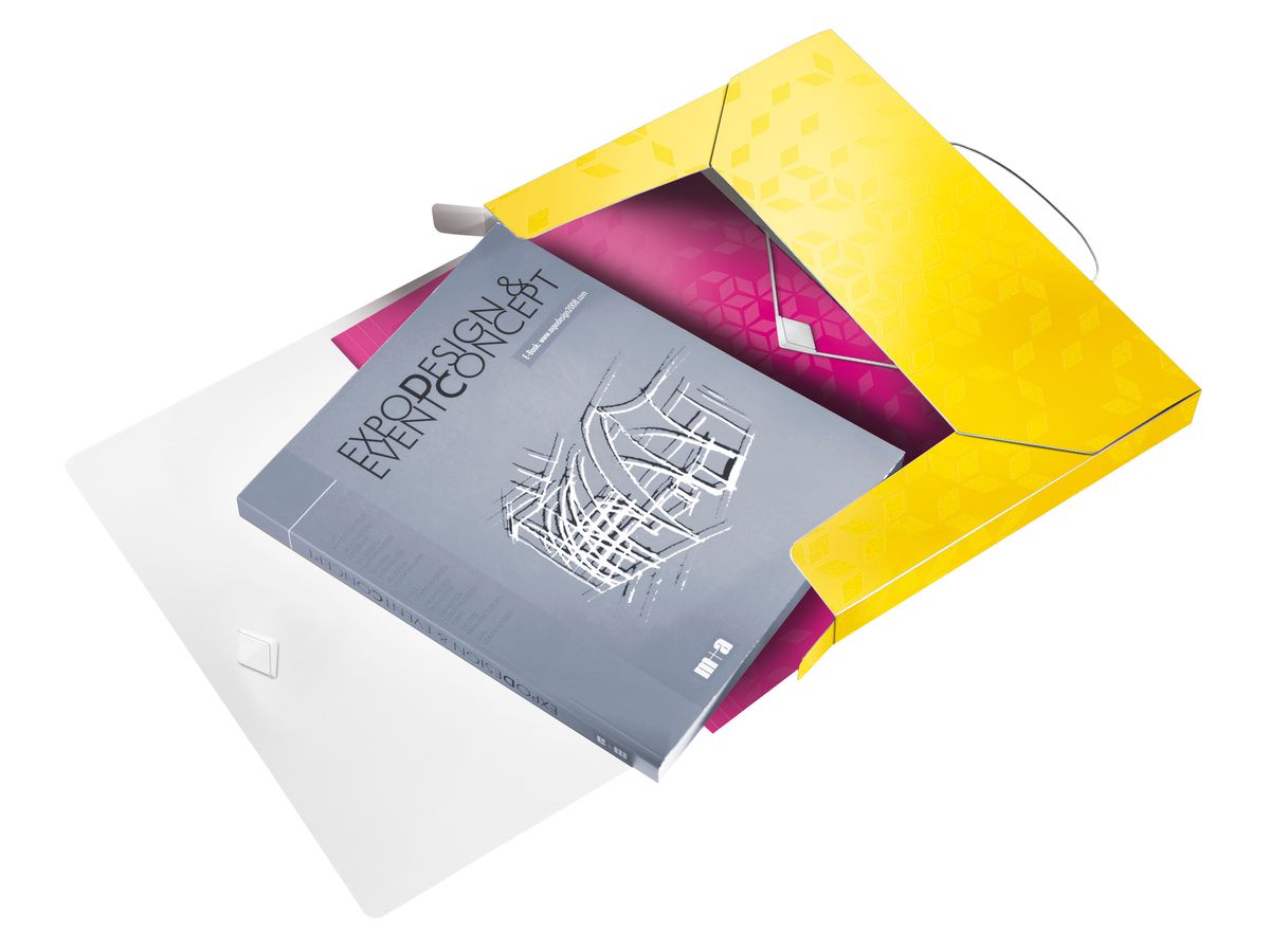 LEITZ Sammelbox WOW PP 4629-00-16 gelb 250x330x37mm (4002432121144)