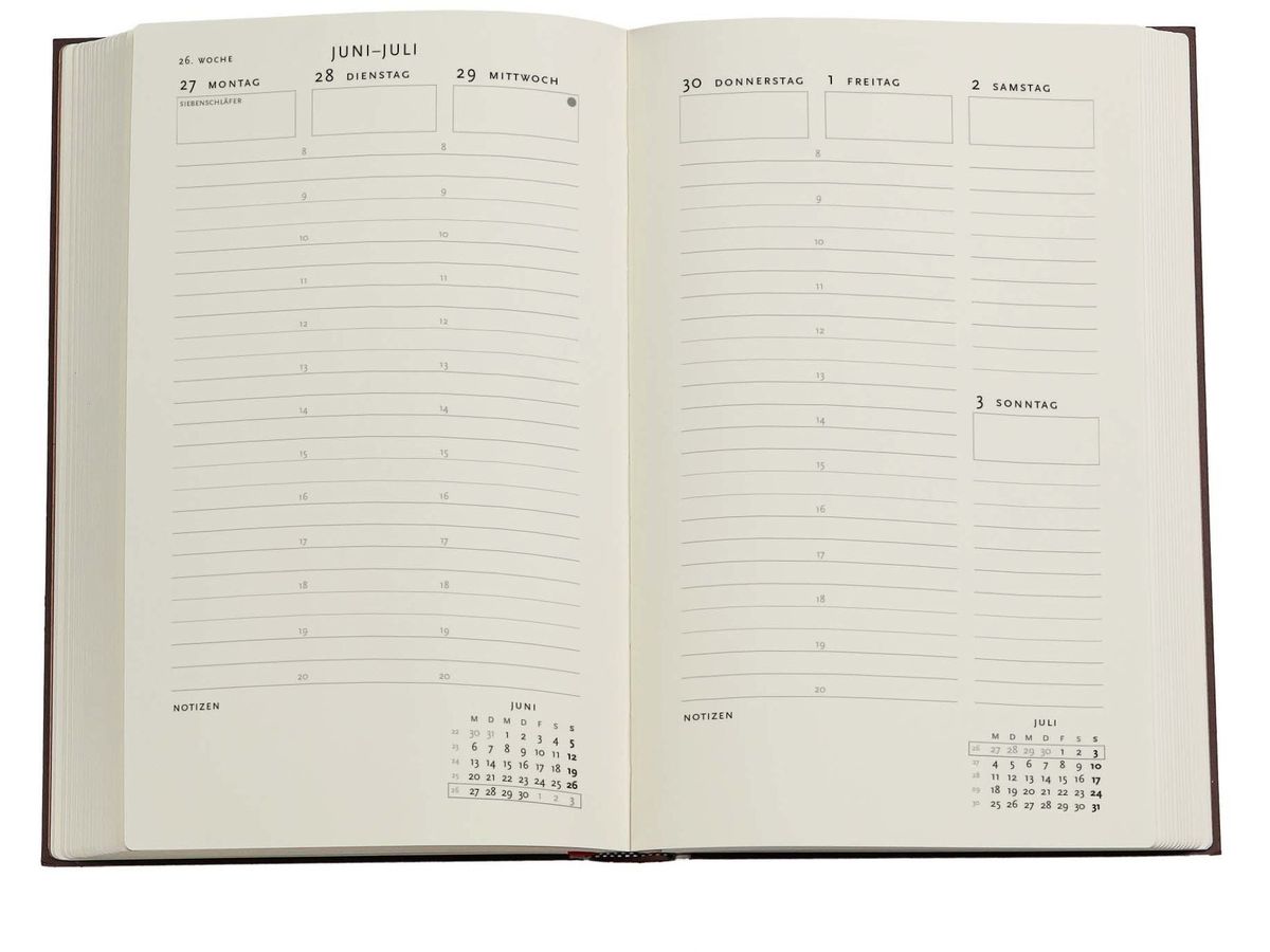 PAPERBLANKS Agenda Blue Luxe 2026 DD0625-2 1W/2S VER Maxi HC DE 13.5x21cm (9780349706252)