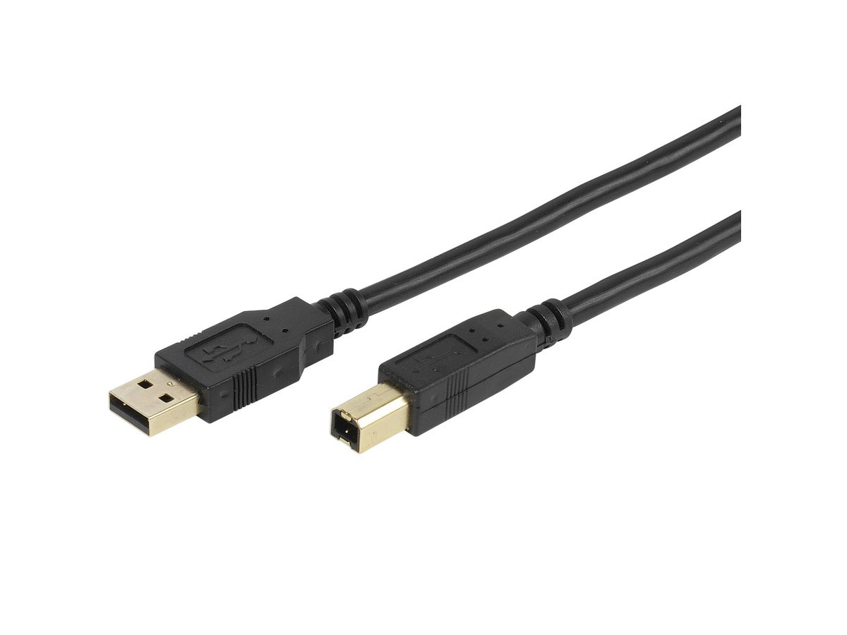 VIVANCO USB 2.0 zert.KabelA-B 45210 1.8m (4008928452105)