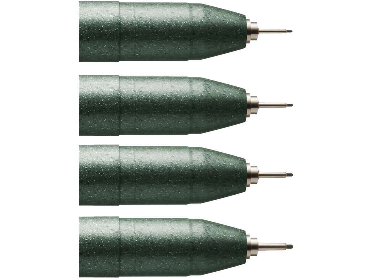 COPIC Multiliner 22075627 Olive Set, 4 pz. ass. (4013695263472)