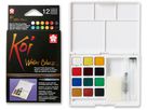 SAKURA Aquarellfarbe Koi Pocket Field XNCW12H Sketchbox 12 Farben (0084511383821)