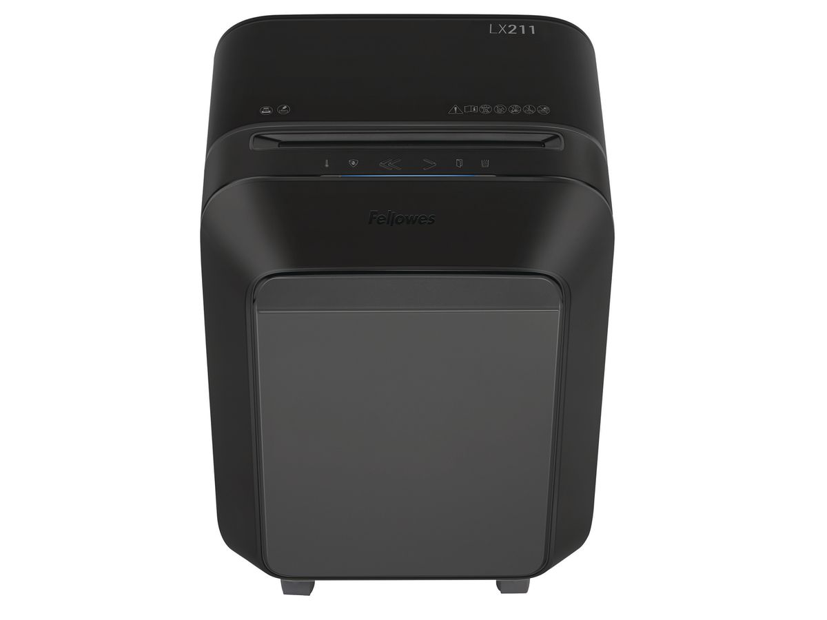 FELLOWES Distruggi docum. Powershred 5104101 LX211, nero, P-5, 23lt (0043859755622)