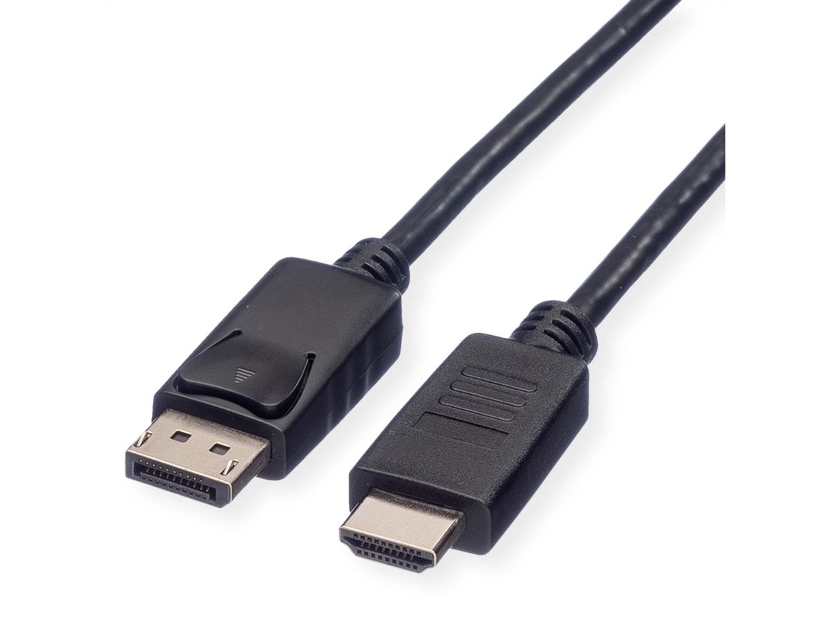 ROLINE DisplayPort-HDMI Kabel 11.04.5781 Black, ST/ST, 1080p 2m (7611990133673)
