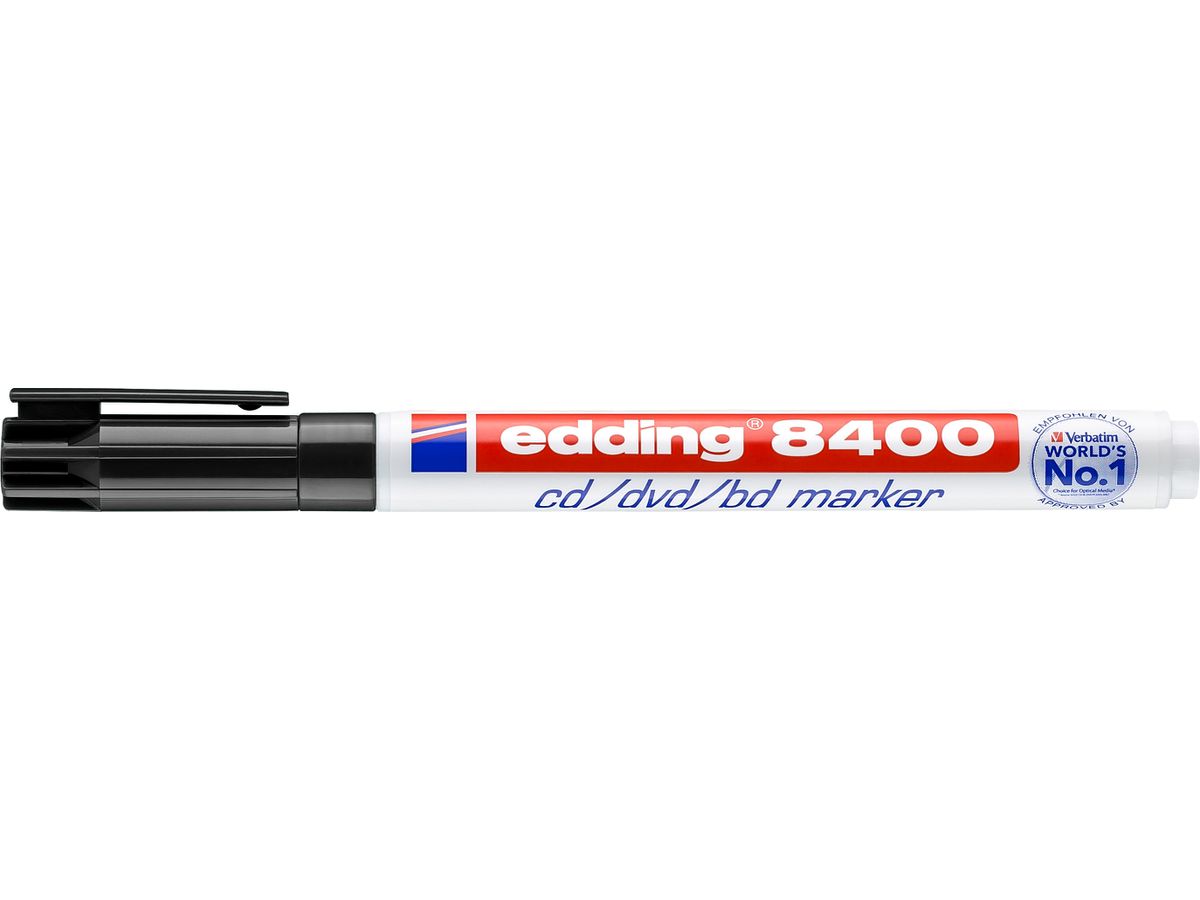EDDING CD-Marker 8400 0,5-1mm 8400-1 noir (4004764782703)