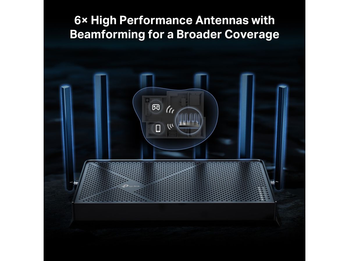 TP-LINK DualBand WiFi 7 Router Archer BE400 BE6500 (8885020624113)