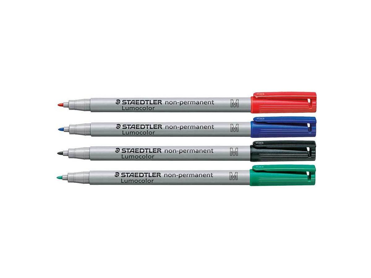 STAEDTLER Lumocolor non-perm. M 315 WP4 4 colori ass. (4007817309278)