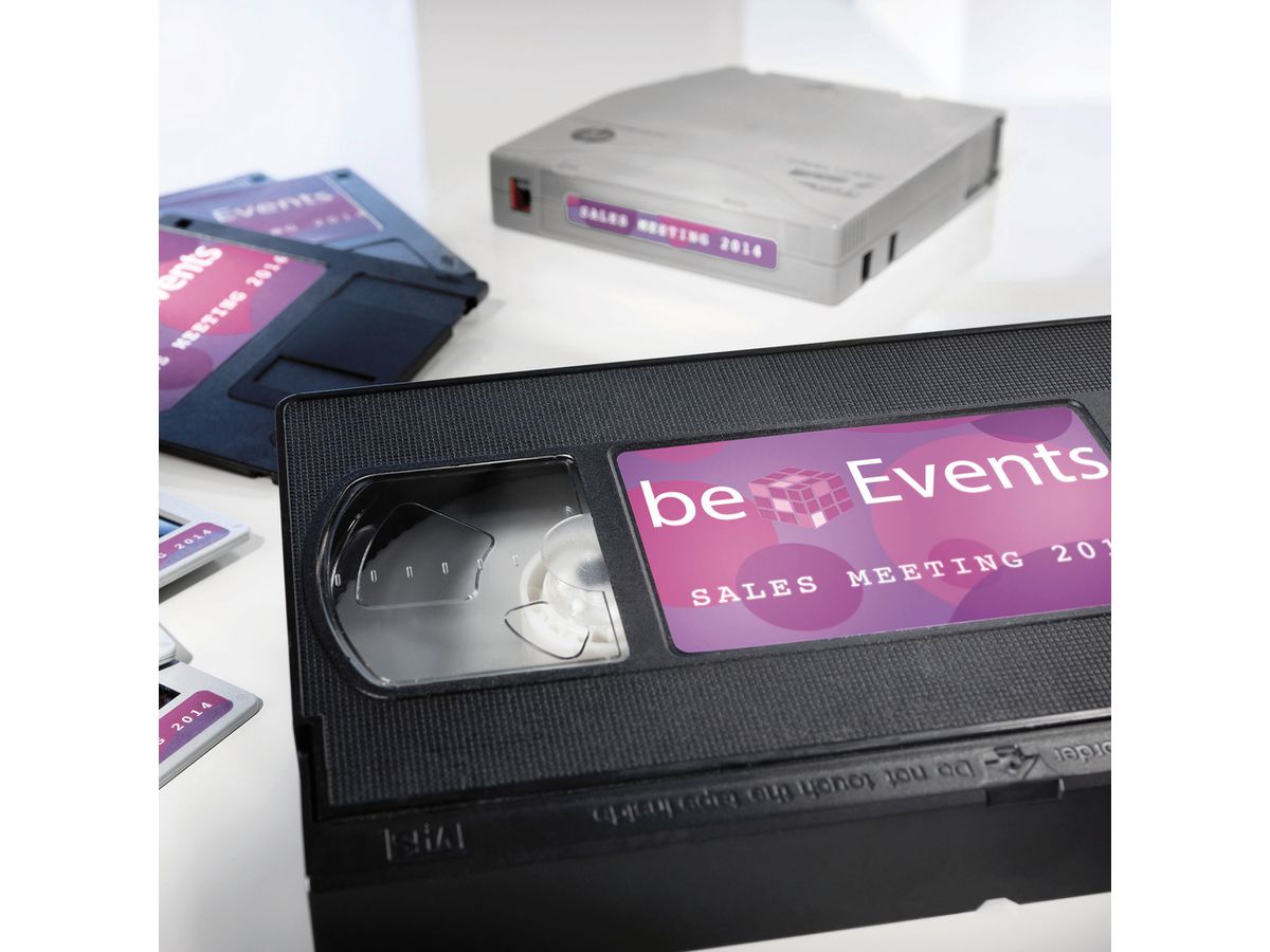 AVERY ZWECKFORM Etichette Video 78,7x46,6mm L4742REV-25 bianco,non-perm. 300pz./25fl. (4004182047422)