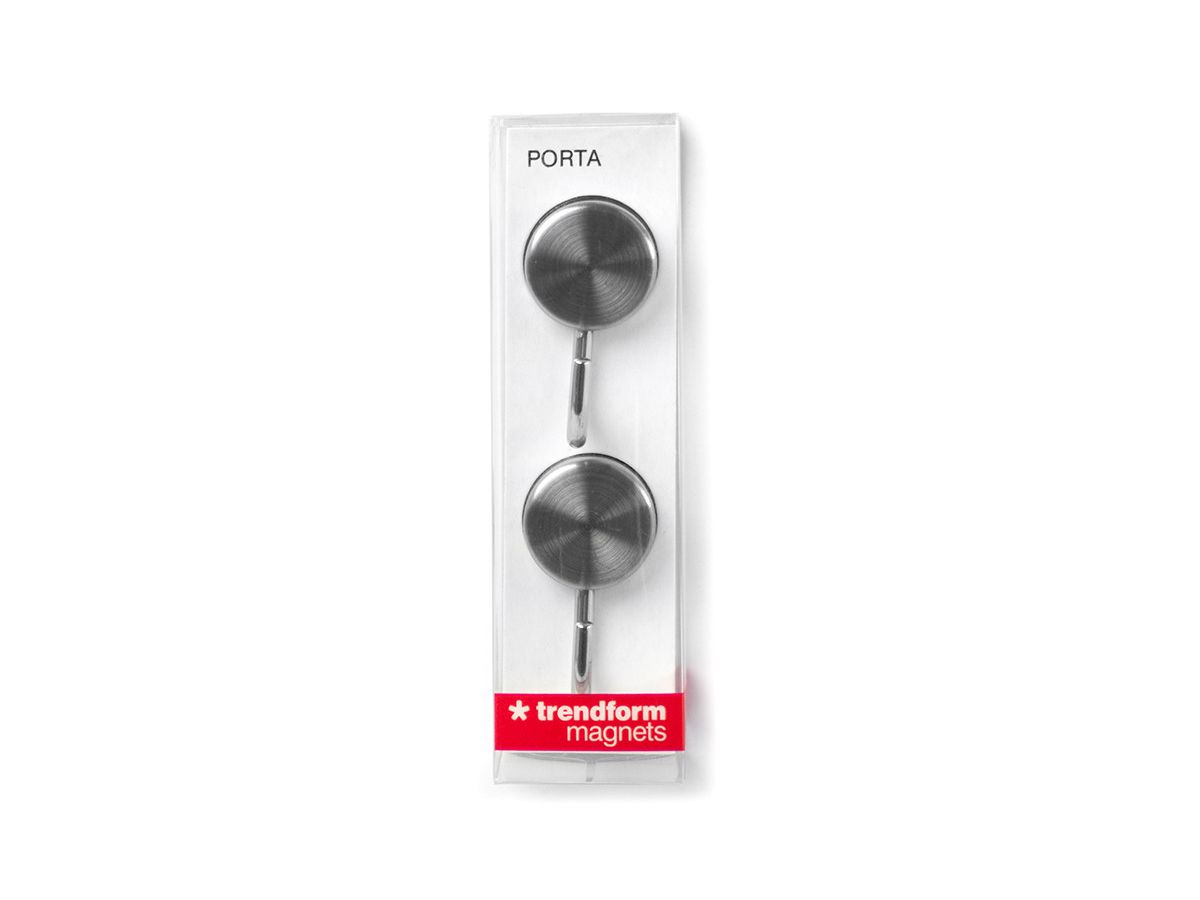 TRENDFORM Magnethaken PORTA FW2810 2er Set Stahl (7640111233305)