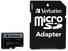 VERBATIM Micro SDXC Pro U3 64GB 47042 Read 90MB/sec. Write 45MB/sec (0023942470427)
