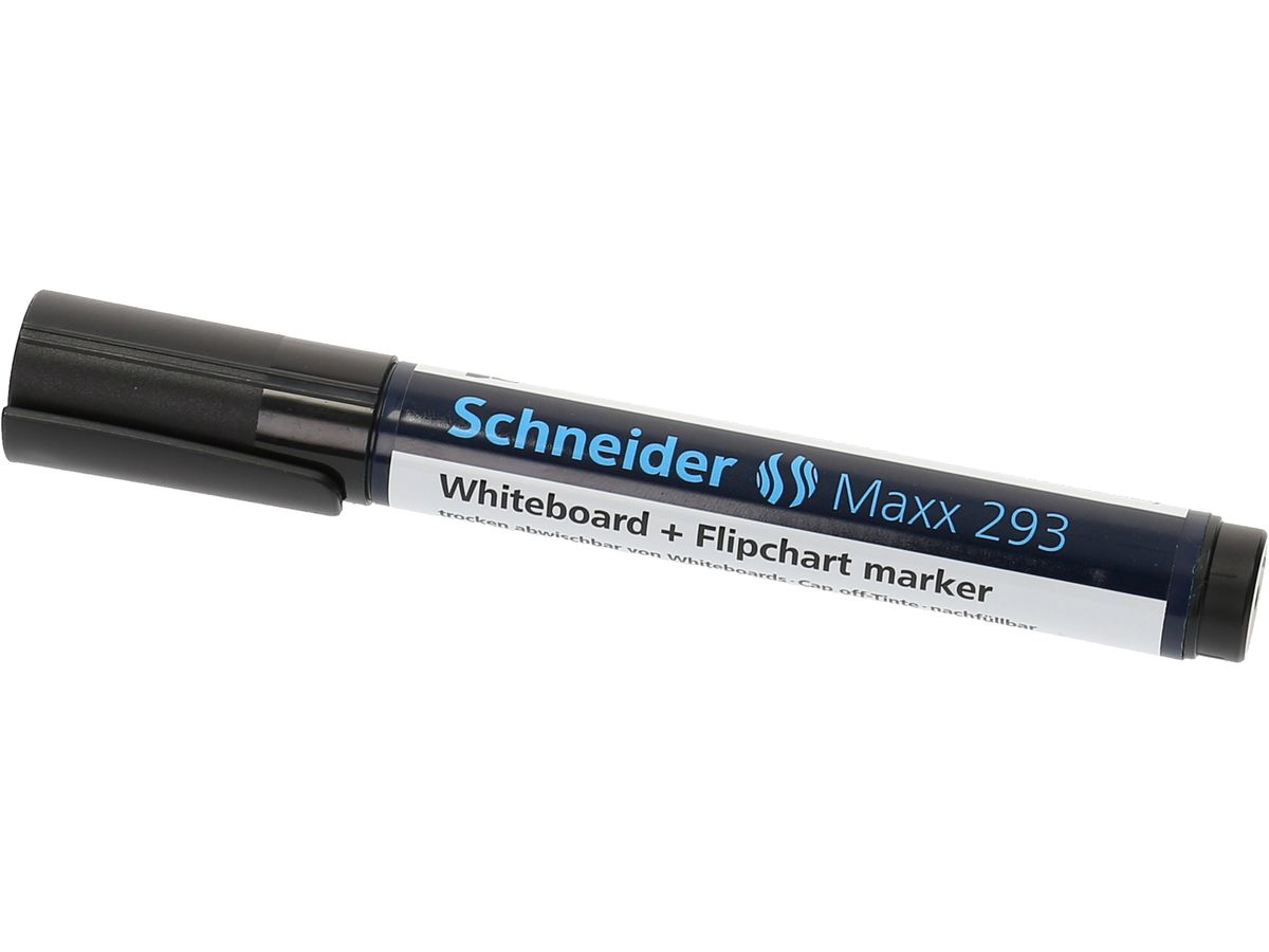 SCHNEIDER Boardmarker MAXX 293 129301 schwarz, Keilspitze (4004675011619)