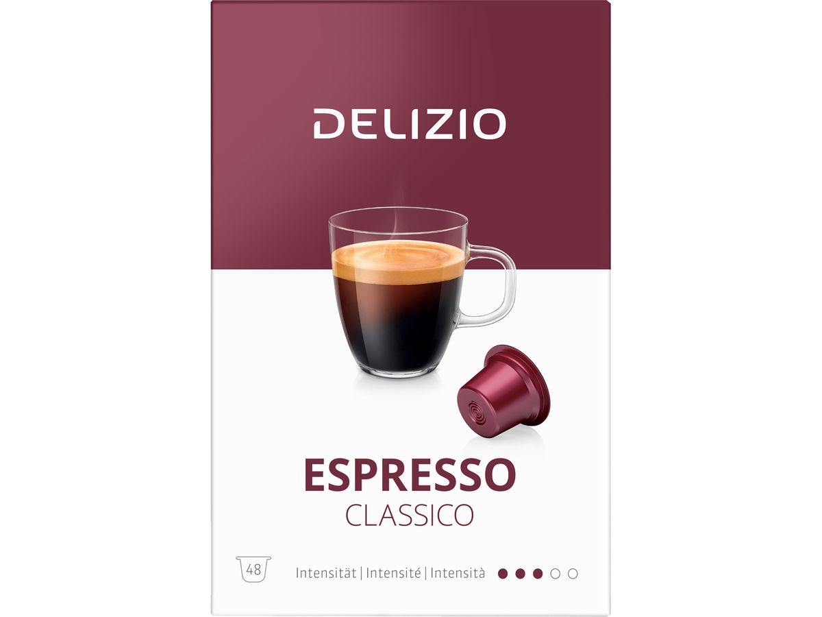 DELIZIO Caffè in capsule 10176082 Espresso 48 pezzi (7617014129905)