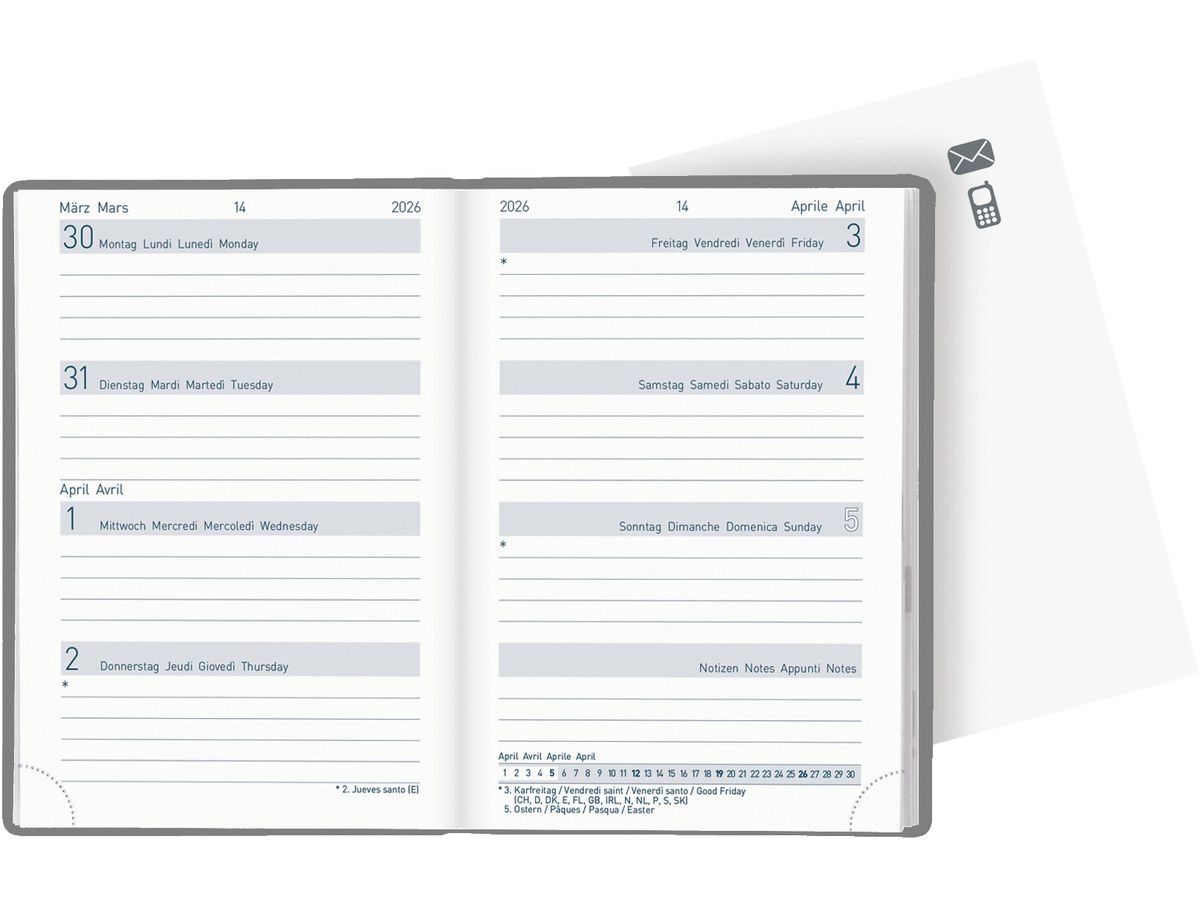 BIELLA TA Mittelformat 2026 822313770026U 1W/2S Flower ML 7.6x11cm (7611365525058)