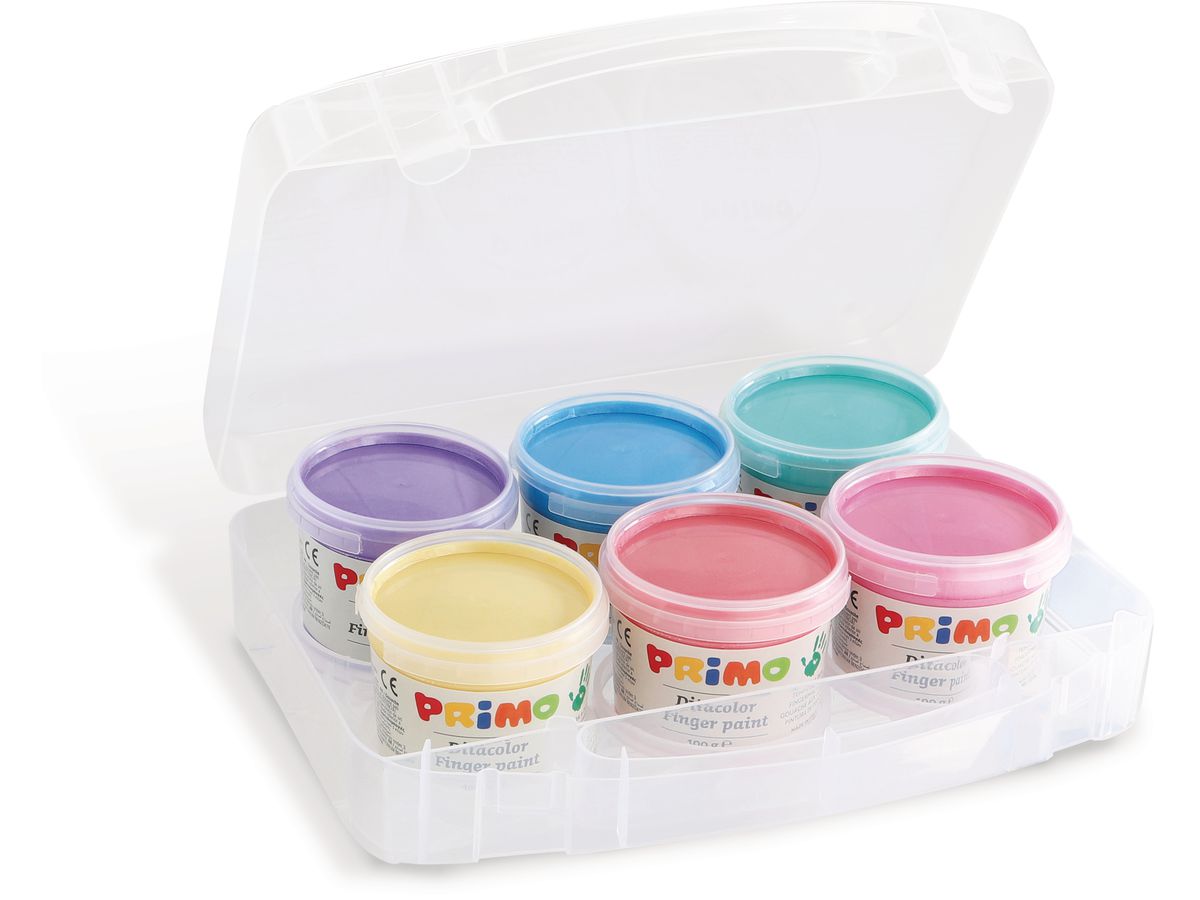 PRIMO Fingermalfarben 6x100g 229TPD100SP perl (8006919002298)