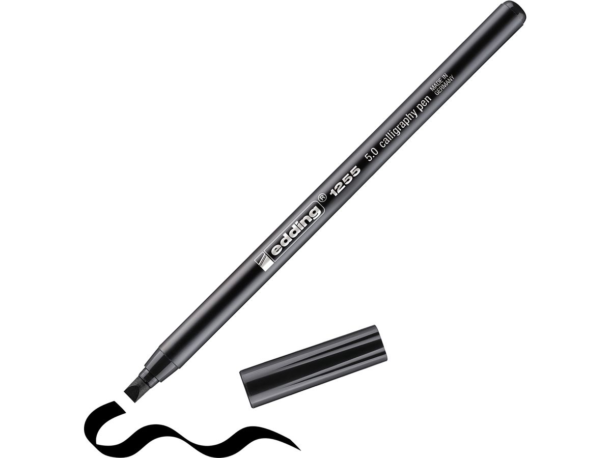 EDDING Calligraphy 1255 5,0mm 1255-1-5.0 schwarz (4004764926503)