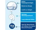 TORK Spender Toilettenpapier T2 555000 Mini Jumbo, weiss (7322540354843)