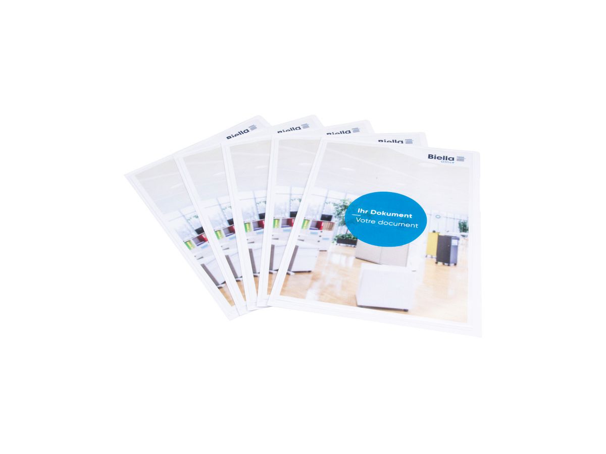 BIELLA Dossier d'organisation A4 18643101U blanc, 210g, 10 flls. 5 pcs. (7611365347377)