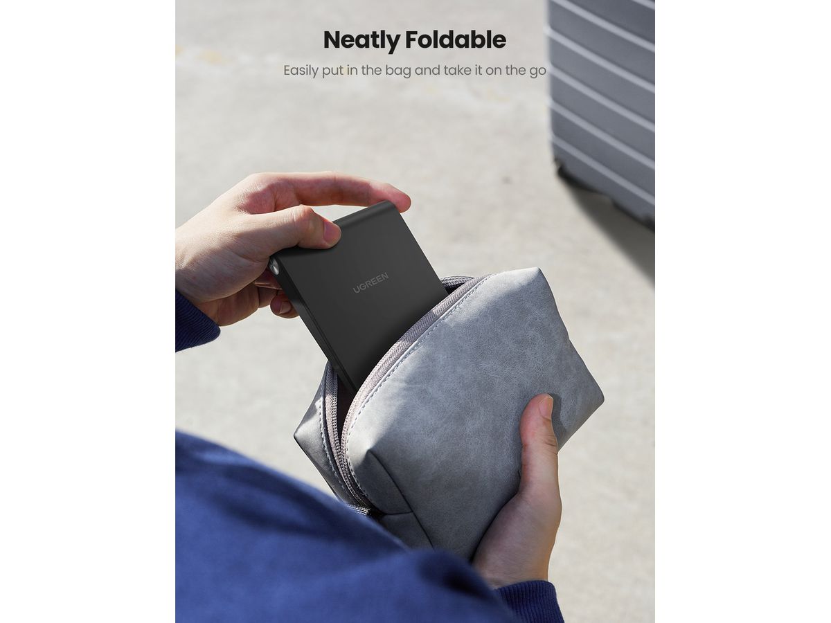 UGREEN Multi-Angle Phone Stand 80903 Height Adjustable,Black (6957303889037)