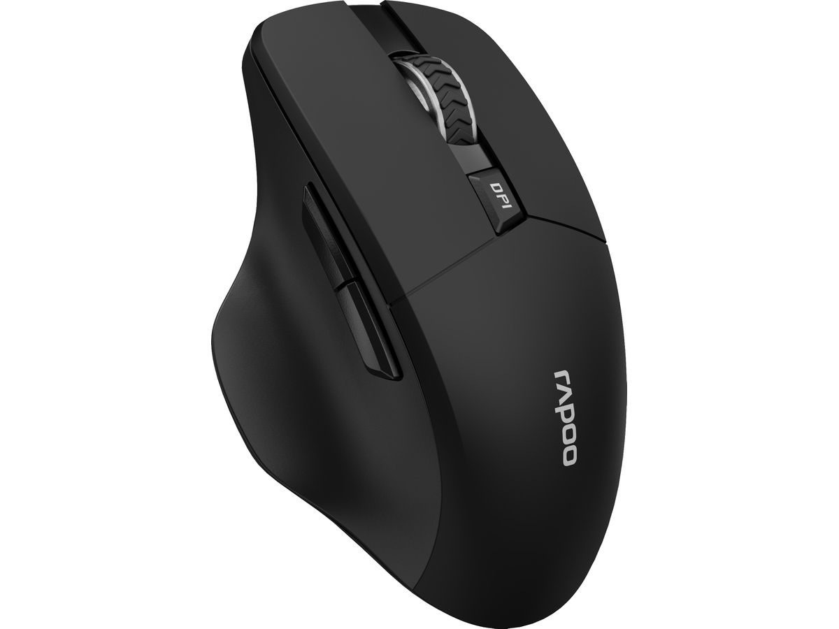 RAPOO M610 Rech. Wirel. Mouse 13050 Multi-Mode, Black (6940056130501)