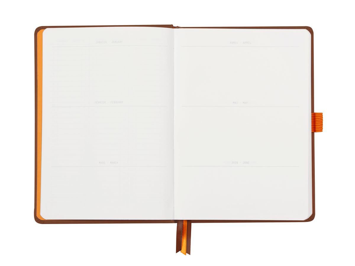 RHODIA Goalbook Taccuino A5 118572C Hardcover cioccolate 240 f. (3037921185728)