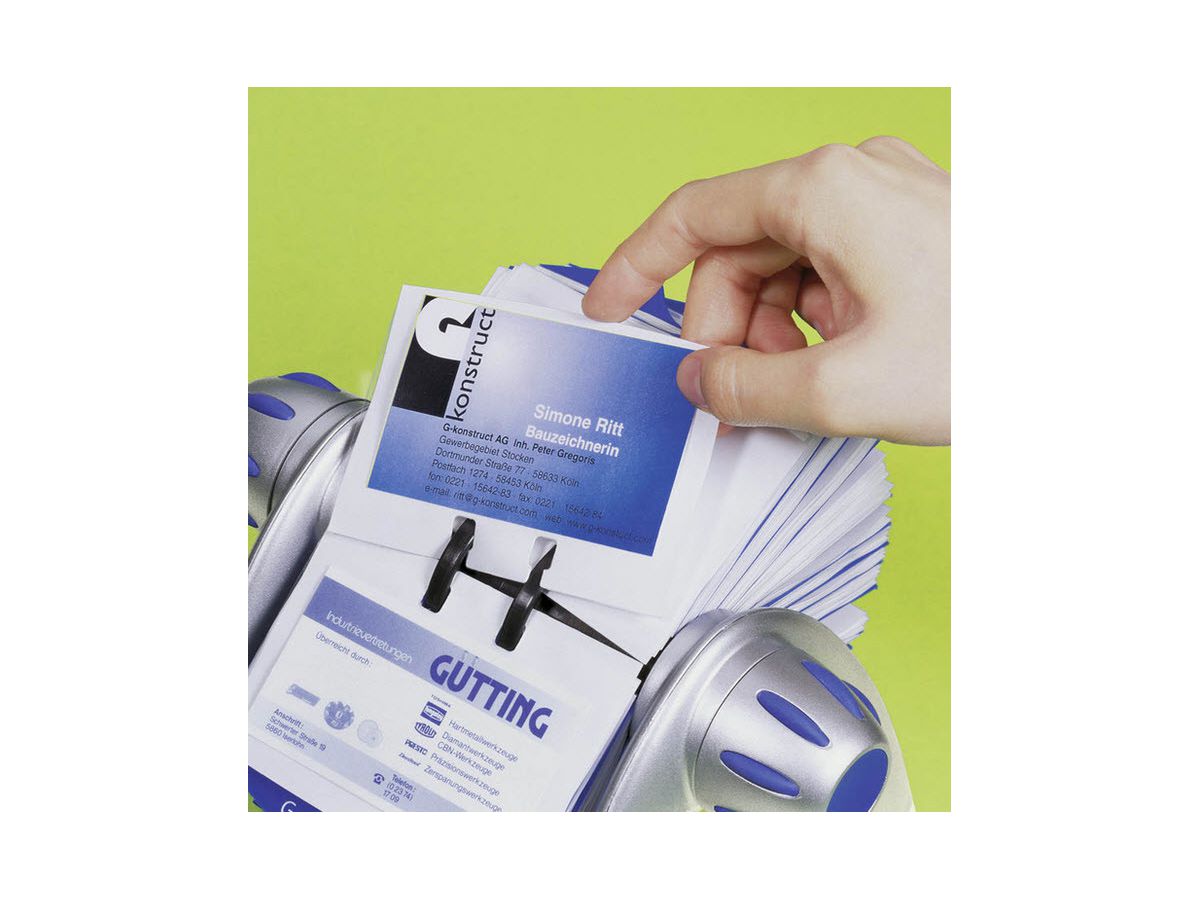 DURABLE TELINDEX FLIP VEGAS 241723 argento metalliz.215x185x120mm (4005546226491)