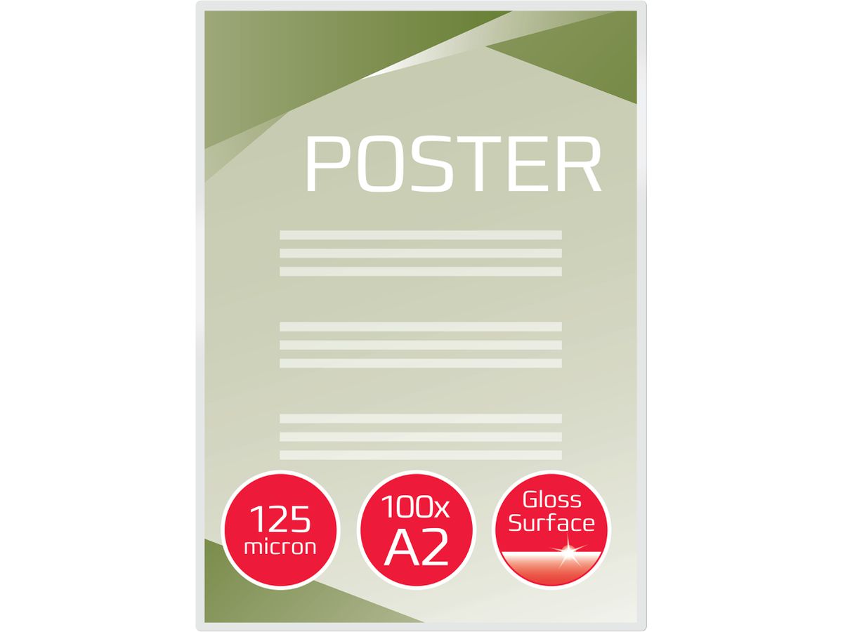 GBC Laminiertasche A2 IB589799 matt, 125my 100 Stk (0013465589799)