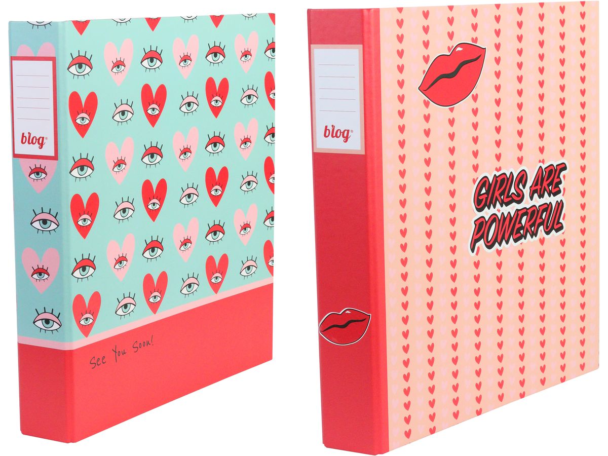ANCOR Ringbuch Girl Power 112887 mehrfarbig 2 Ring A4 (5604730112887)