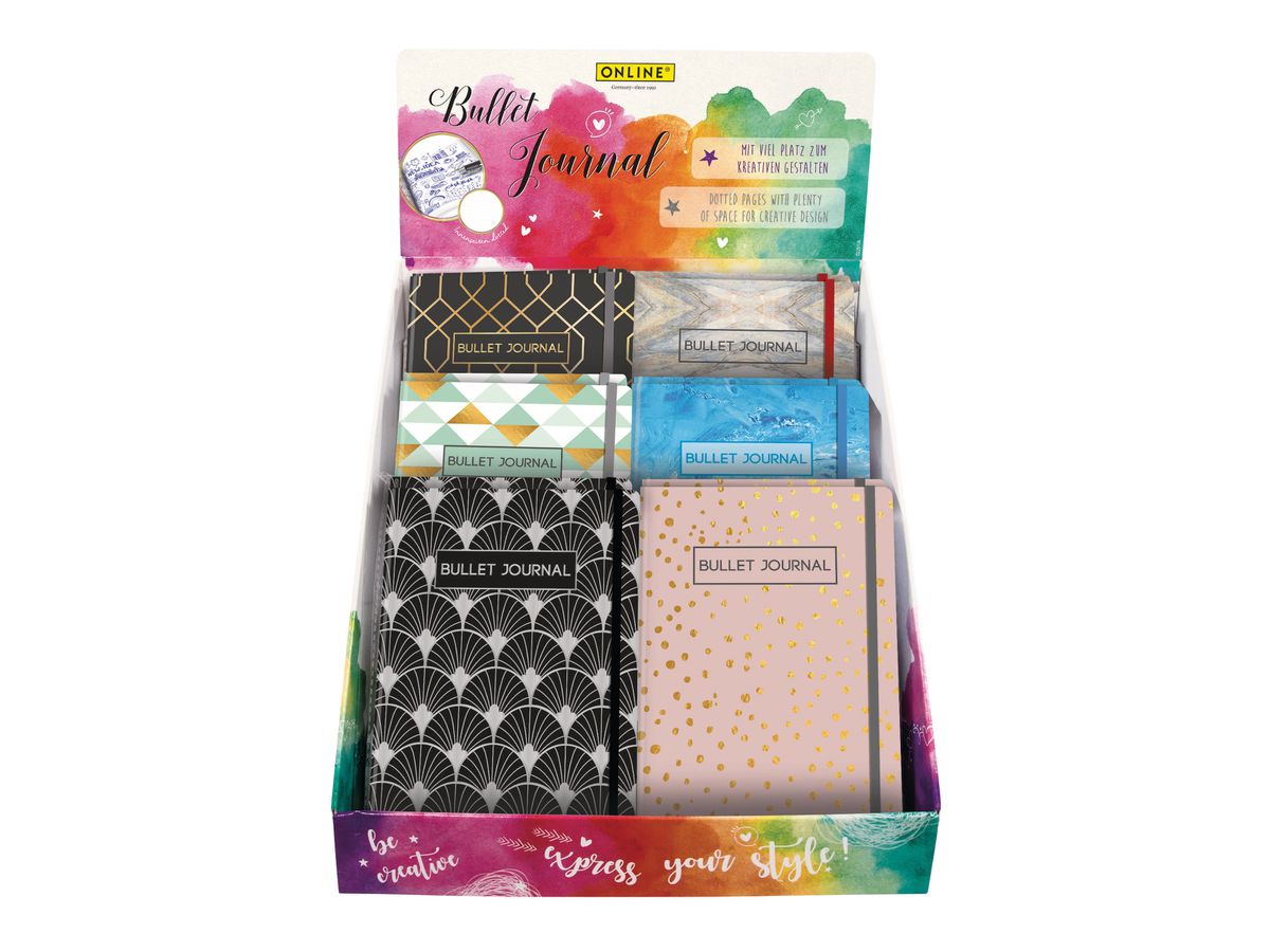 ONLINE Bullet Journal Display 02251/12 12 ass. (4014421022516)