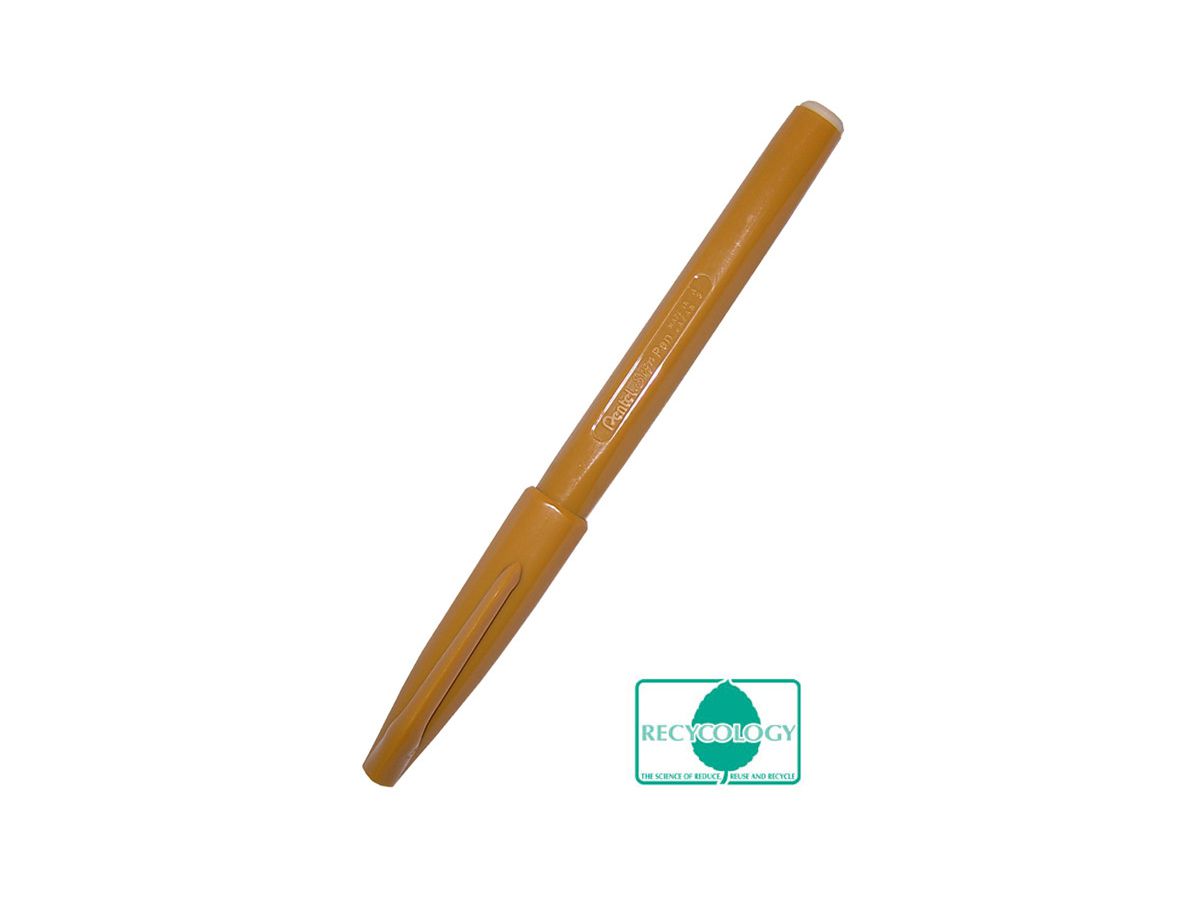 PENTEL Faserschreiber Sign Pen 2.0mm S520-Y ocker (3474370520159)