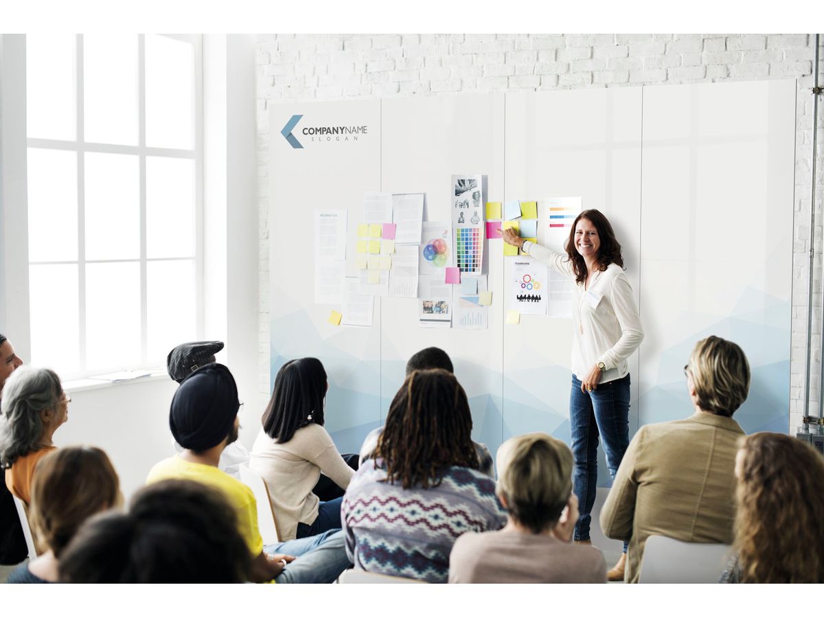 MAGNETOPLAN Infinity Wall X 1040400 bianco, smaltato 880x1180mm (4013695061290)