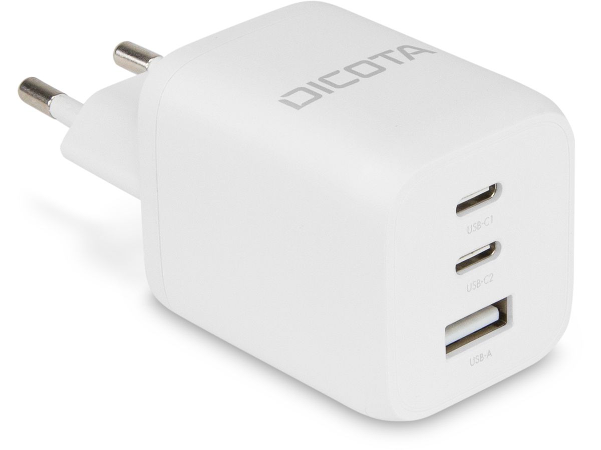 DICOTA 3-Port GaN Wall Charger 65W D32054 EU (7640239421318)
