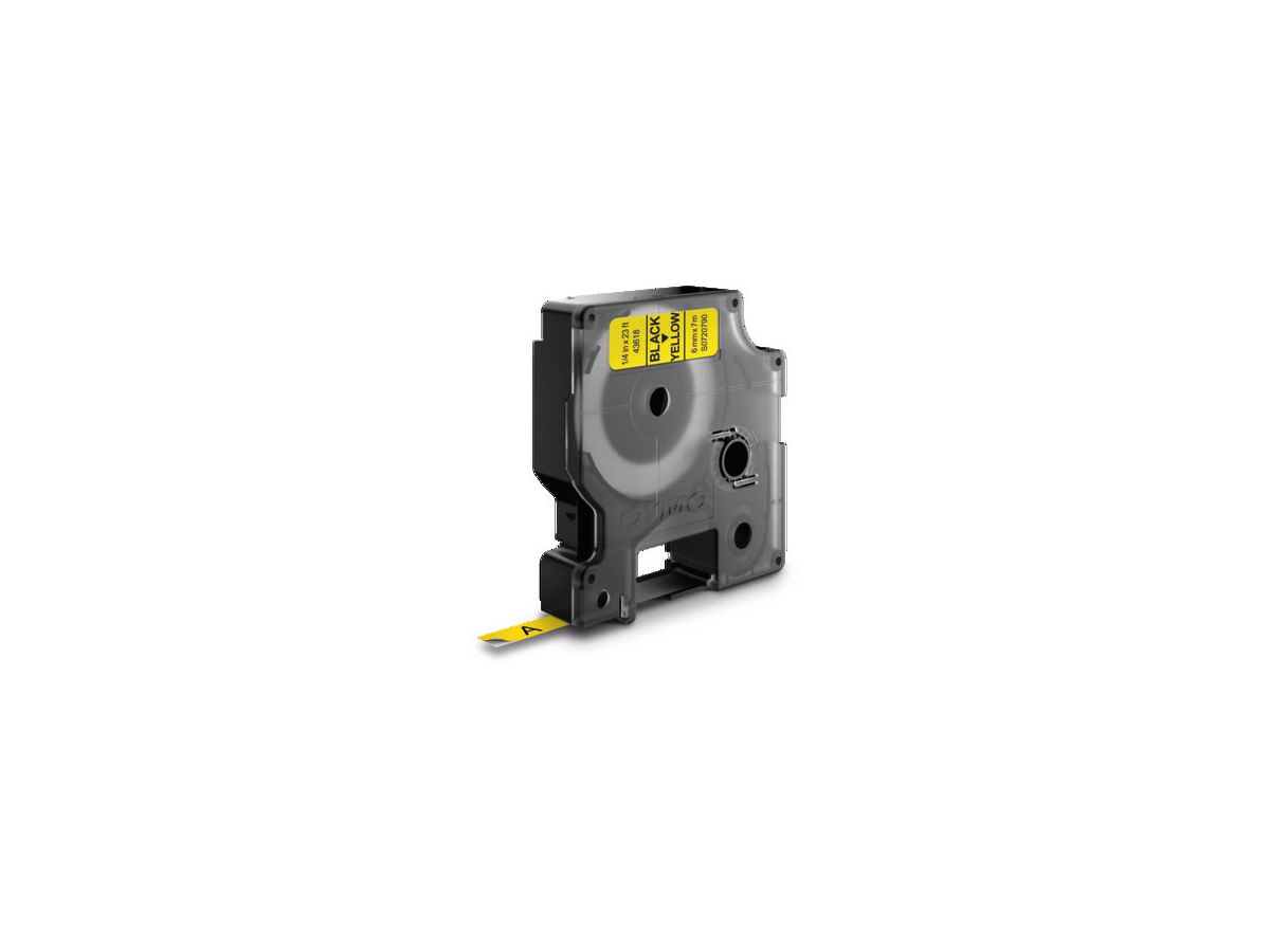 DYMO Nastro D1 S0720790 nero/giallo 6mm/7m (5411313436182)