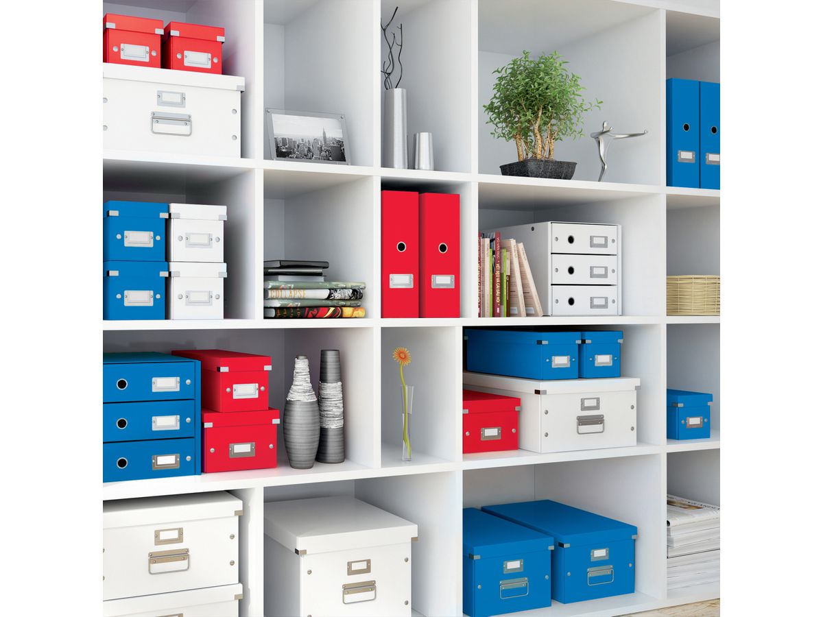 LEITZ Click&Store WOW CD-Box 6041-00-26 rosso 143x136x352mm (4002432135523)