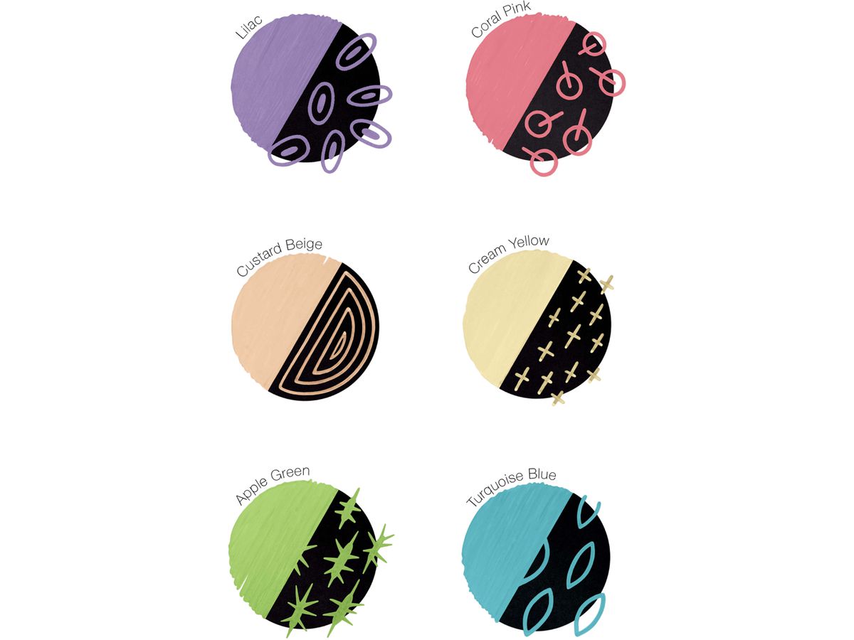 COPIC Marker acrea Set Light 20077602 6 colori (4511338064672)