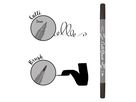 ONLINE Callibrush Pen Double Tip 2mm 19052/6 Schwarz (4014421190529)
