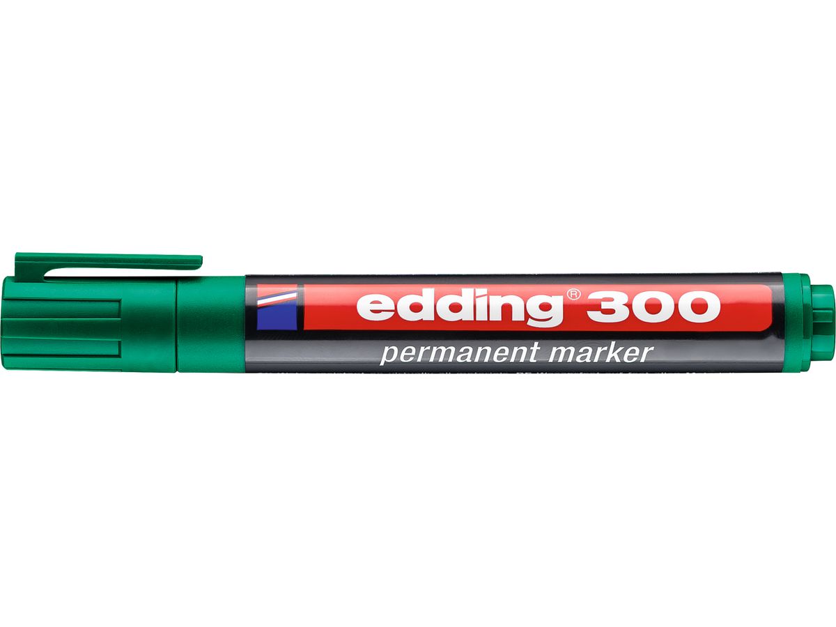 EDDING Permanent Marker 300 1,5-3mm 300-4 vert (4004764390595)
