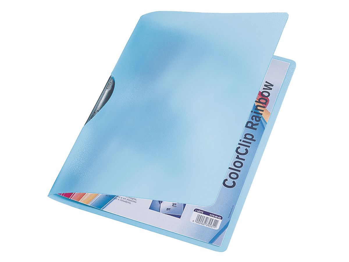 LEITZ Color Clip Rainbow A4 41760030 blu (4002432345281)