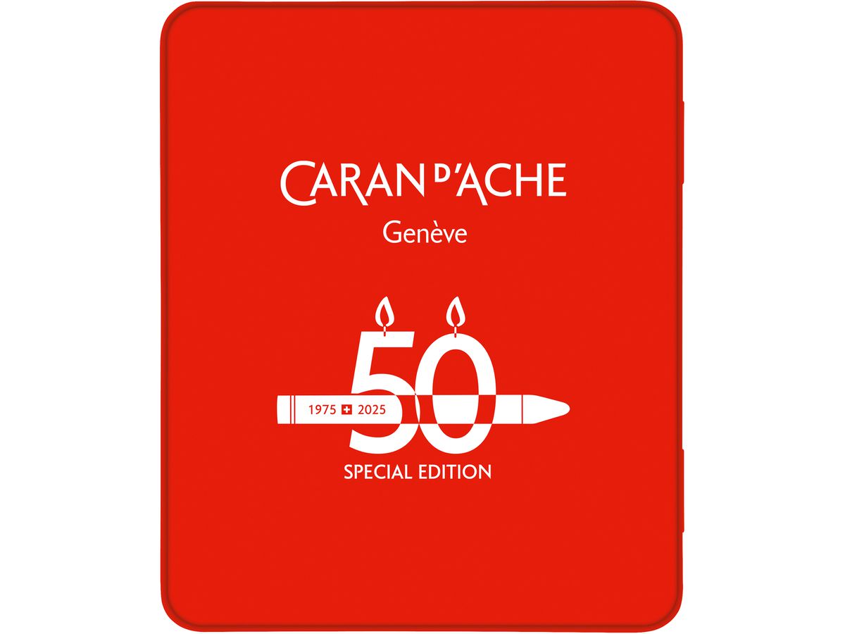 CARAN D'ACHE Wachsmalkreide Neocolor II 7500.916 50 Jahre Porträt 10 Stück (7630002360197)