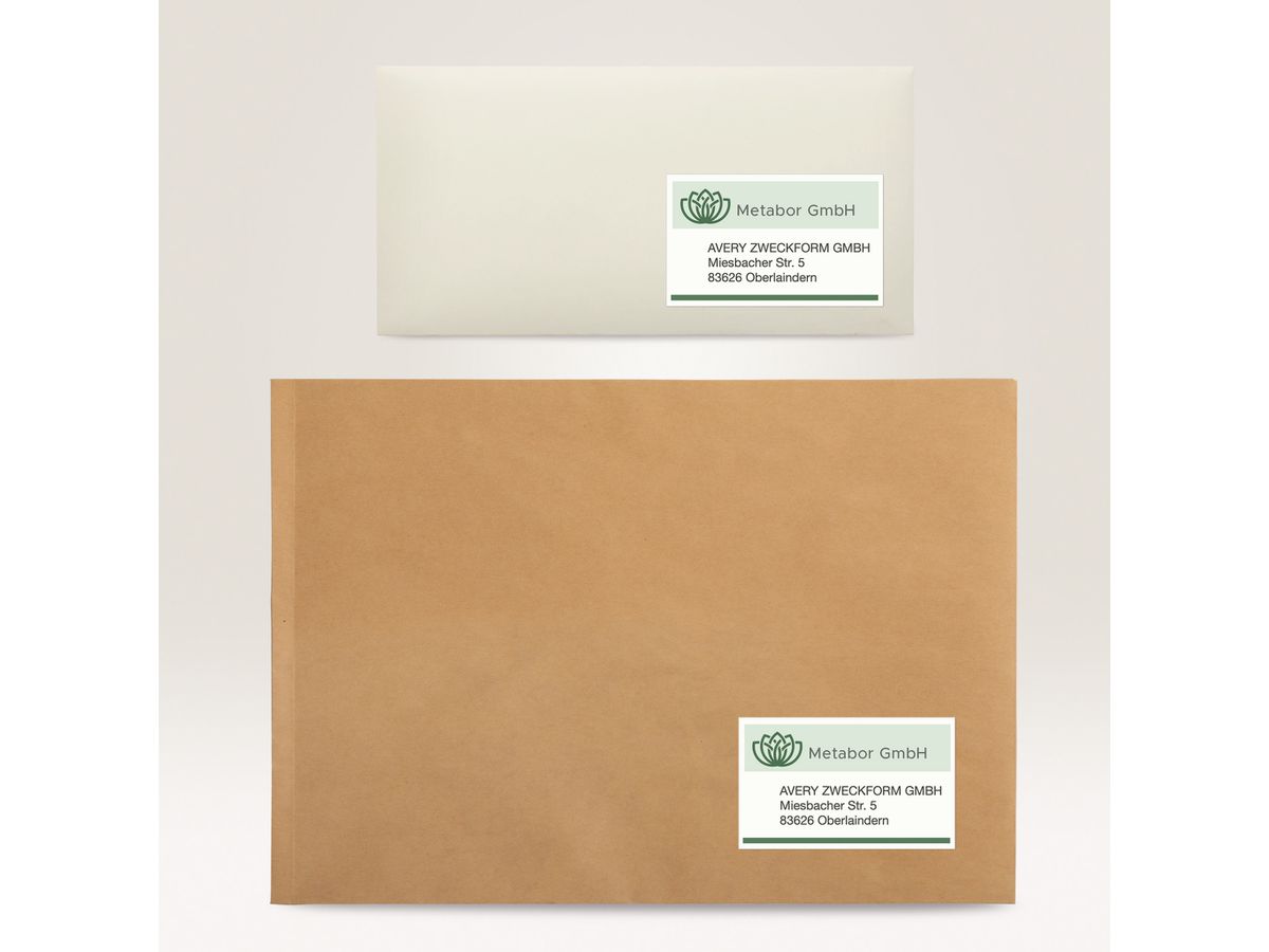 AVERY ZWECKFORM Etichette 21.2x38mm LR3666-10 bianco, perm. 10 fogli/65 pz. (4004182336663)