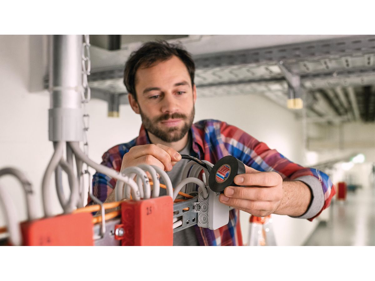 TESA Isolierband 56190-00008 19mmx20m schwarz (4042448152930)